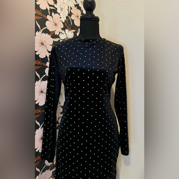 H&M Long-sleeved Bodycon Dress Size M - Picture 1 of 11